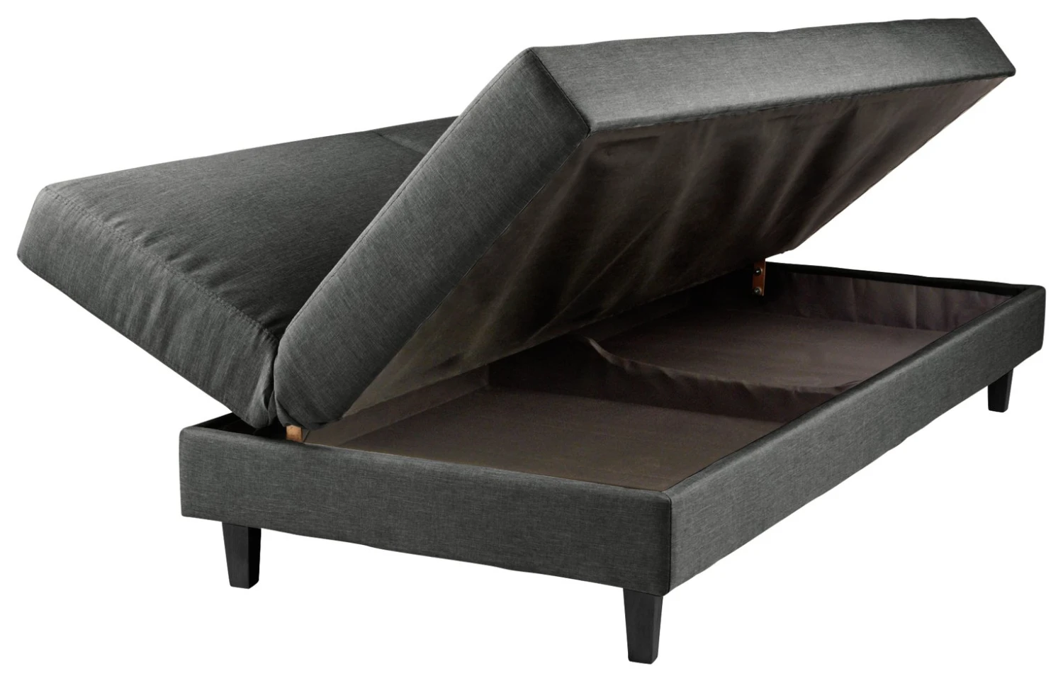 Habitat Chase Fabric Clic Clac Sofa Bed - Charcoal 3 Habitat Chase Fabric Clic Clac Sofa Bed - Charcoal - Image 3