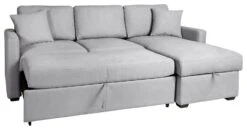 Habitat Reagan Right Corner Sofa Bed - Grey 11 Habitat Reagan Right Corner Sofa Bed - Grey -Habitat 8178721 R Z003A