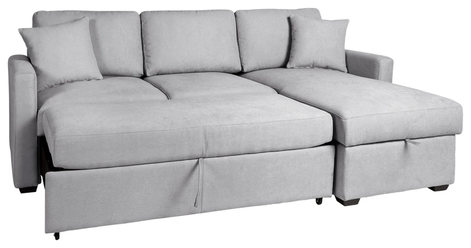 Habitat Reagan Right Corner Sofa Bed - Grey 6 Habitat Reagan Right Corner Sofa Bed - Grey - Image 6