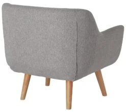 Habitat Nellie Fabric Accent Chair - Grey 9 Habitat Nellie Fabric Accent Chair - Grey -Habitat 8346278 R Z003A