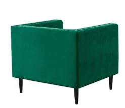Habitat Vanessa Velvet Armchair - Green 9 Habitat Vanessa Velvet Armchair - Green -Habitat 8382847 R Z005A