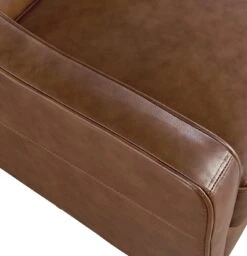 Habitat Dorian Faux Leather Armchair - Tan 10 Habitat Dorian Faux Leather Armchair - Tan -Habitat 8435866 R Z006A