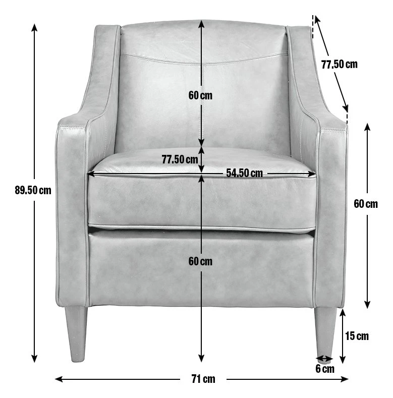 Habitat Dorian Faux Leather Armchair - Tan 6 Habitat Dorian Faux Leather Armchair - Tan - Image 6