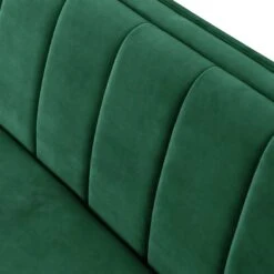 Habitat Vanessa Velvet 3 Seater Sofa - Green -Habitat 8463852 R Z005A