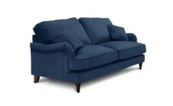 Habitat Matilda Velvet 3 Seater Sofa - Blue -Habitat 8484233 R Z004A