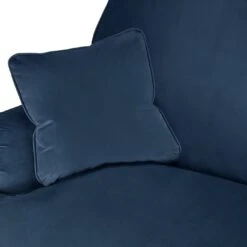 Habitat Matilda Velvet 3 Seater Sofa - Blue -Habitat 8484233 R Z007A