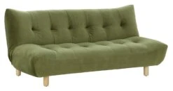 Habitat Kota 3 Seater Velvet Clic Clac Sofa Bed - Green 9 Habitat Kota 3 Seater Velvet Clic Clac Sofa Bed - Green -Habitat 8489496 R Z002A