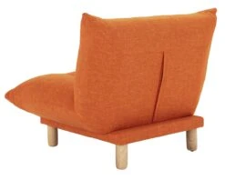 Habitat Kota Fabric Armchair - Orange -Habitat 8656748 R Z004A