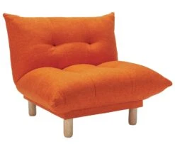 Habitat Kota Fabric Armchair - Orange -Habitat 8656748 R Z008A
