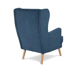 Habitat Callie Fabric Wingback Chair - Teal -Habitat 8724948 R Z003A