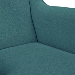 Habitat Callie Fabric Wingback Chair - Teal -Habitat 8724948 R Z005A