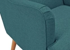 Habitat Callie Fabric Wingback Chair - Teal -Habitat 8724948 R Z006A