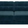 Habitat Hendricks Velvet 4 Seater Sofa - Ink Blue