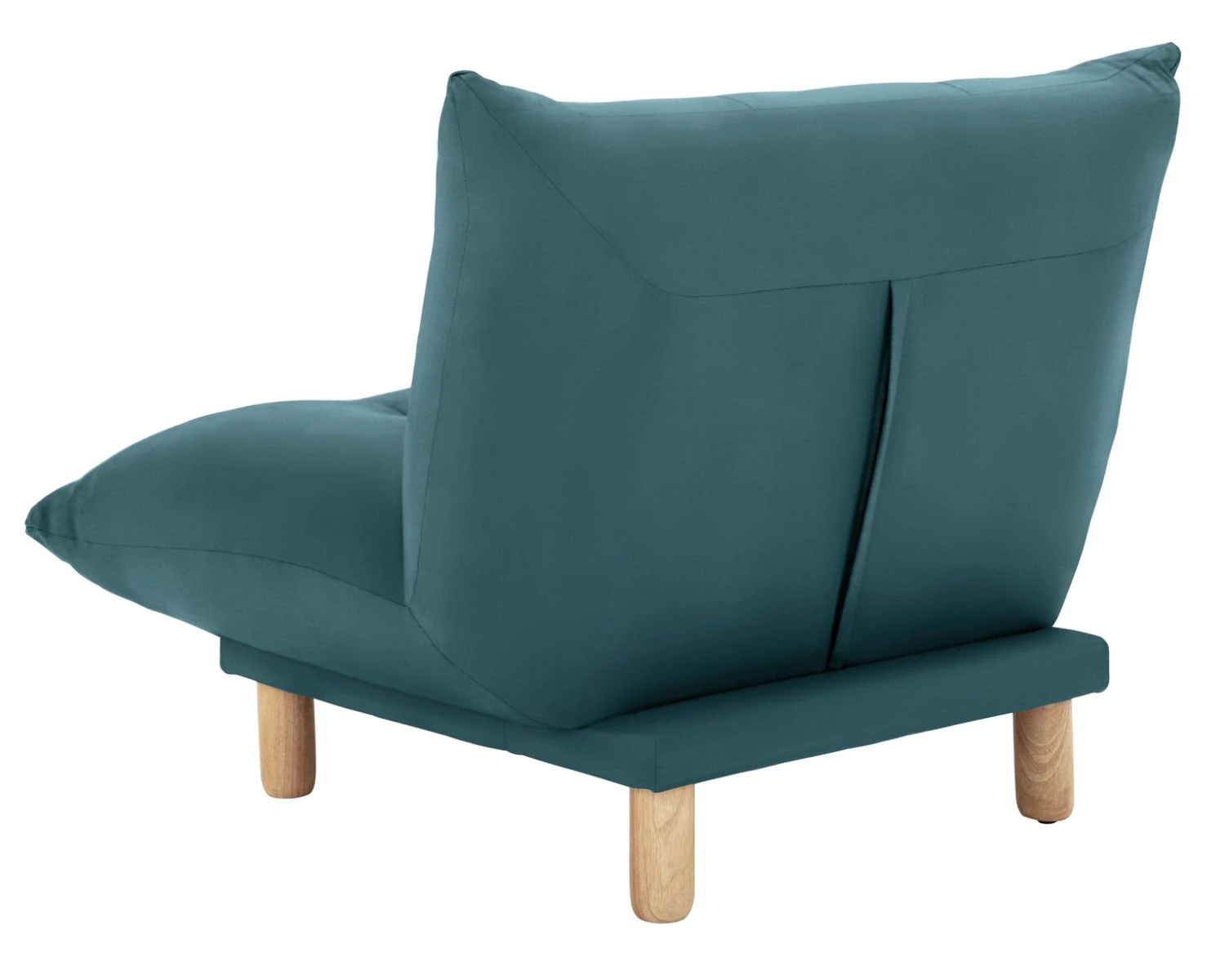 Habitat Kota Velvet Armchair - Teal 4 Habitat Kota Velvet Armchair - Teal - Image 4