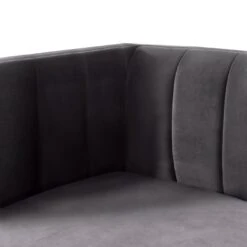 Habitat Vanessa Velvet 3 Seater Sofa - Grey 17 Habitat Vanessa Velvet 3 Seater Sofa - Grey -Habitat 8771018 R Z007A