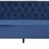Habitat Blake Velvet 3 Seater Sofa - Navy Blue