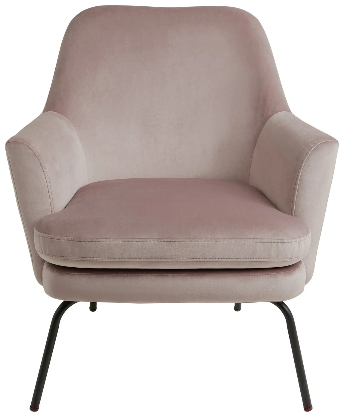 Habitat Celine Velvet Accent Chair - Pink 1 Habitat Celine Velvet Accent Chair - Pink
