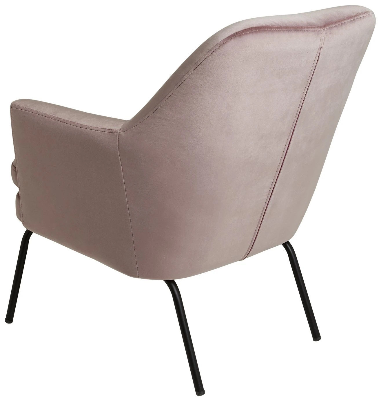 Habitat Celine Velvet Accent Chair - Pink 4 Habitat Celine Velvet Accent Chair - Pink - Image 4