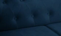 Habitat Chesterfield Velvet 2 Seater Sofa - Blue -Habitat 8817109 R Z005A