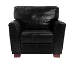 Habitat Milford Leather Chair - Black