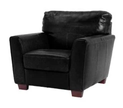 Habitat Milford Leather Chair - Black 8 Habitat Milford Leather Chair - Black -Habitat 8841773 R Z002A