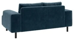 Habitat Julien Velvet 2 Seater Sofa - Navy Blue -Habitat 8863524 R Z004A