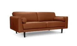 Habitat Jackson Leather 4 Seater Sofa - Tan -Habitat 8898991 R Z002A