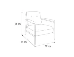 Habitat Cooper Fabric Armchair - Yellow -Habitat 8899244 R Z020A