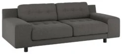 Habitat Hendricks Fabric 3 Seater Sofa - Charcoal -Habitat 8904933 R Z008A