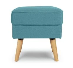 Habitat Callie Fabric Footstool - Teal 11 Habitat Callie Fabric Footstool - Teal -Habitat 8905327 R Z003A