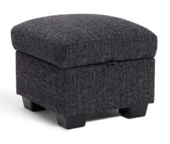 Habitat Lisbon Fabric Storage Footstool - Charcoal 10 Habitat Lisbon Fabric Storage Footstool - Charcoal -Habitat 8909086 R Z002A
