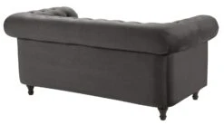 Habitat Chesterfield Velvet 2 Seater Sofa - Charcoal -Habitat 8935782 R Z003A