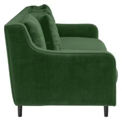 Habitat Swift Velvet 3 Seater Sofa - Moss Green -Habitat 8957870 R Z012A