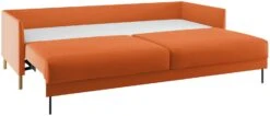 Habitat Hyde 3 Seater Fabric Sofa Bed - Orange -Habitat 8972219 R Z002A