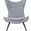 Habitat Robbie Fabric Accent Chair - Grey