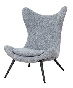 Habitat Robbie Fabric Accent Chair - Grey -Habitat 9134362 R Z002A