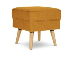 Habitat Callie Fabric Footstool - Mustard Yellow -Habitat 9153374 R Z002A