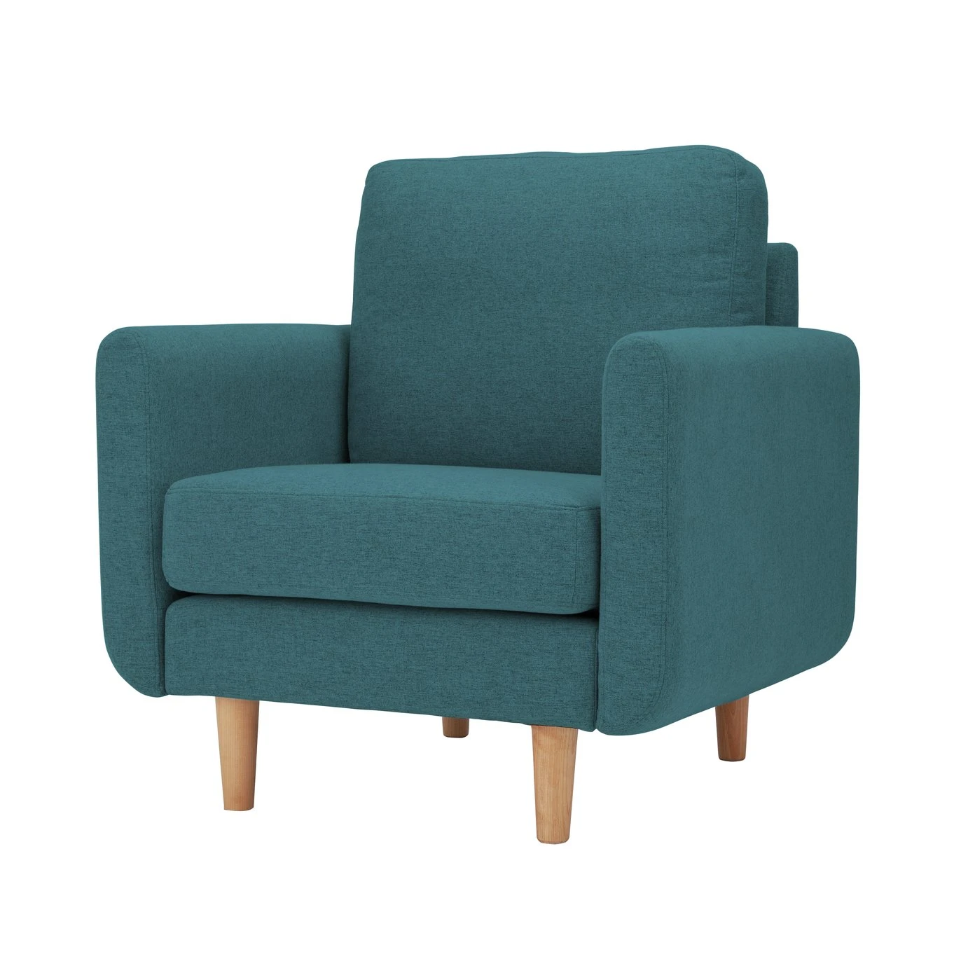 Habitat Remi Fabric Armchair In A Box -Teal 3 Habitat Remi Fabric Armchair In A Box -Teal - Image 3