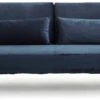 Habitat Andy 3 Seater Velvet Clic Clac Sofa Bed - Blue