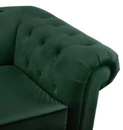 Habitat Chesterfield Velvet 3 Seater Sofa - Green 15 Habitat Chesterfield Velvet 3 Seater Sofa - Green -Habitat 9161878 R Z006A