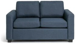 Habitat Apartment 2 Seater Fabric Sofa Bed - Navy