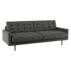 Habitat Fenner Fabric 3 Seater Sofa - Charcoal -Habitat 9173440 R Z003A