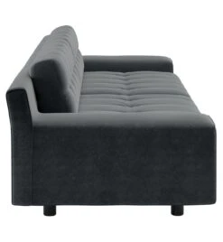 Habitat Hendricks Velvet 4 Seater Sofa - Dark Grey -Habitat 9176368 R Z004A