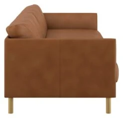 Habitat Hyde 3 Seater Leather Sofa Bed - Tan 14 Habitat Hyde 3 Seater Leather Sofa Bed - Tan -Habitat 9185005 R Z004A