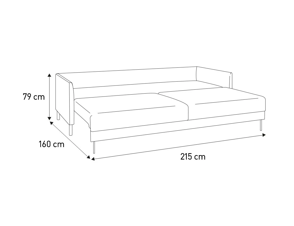 Habitat Hyde 3 Seater Leather Sofa Bed - Tan 10 Habitat Hyde 3 Seater Leather Sofa Bed - Tan - Image 10
