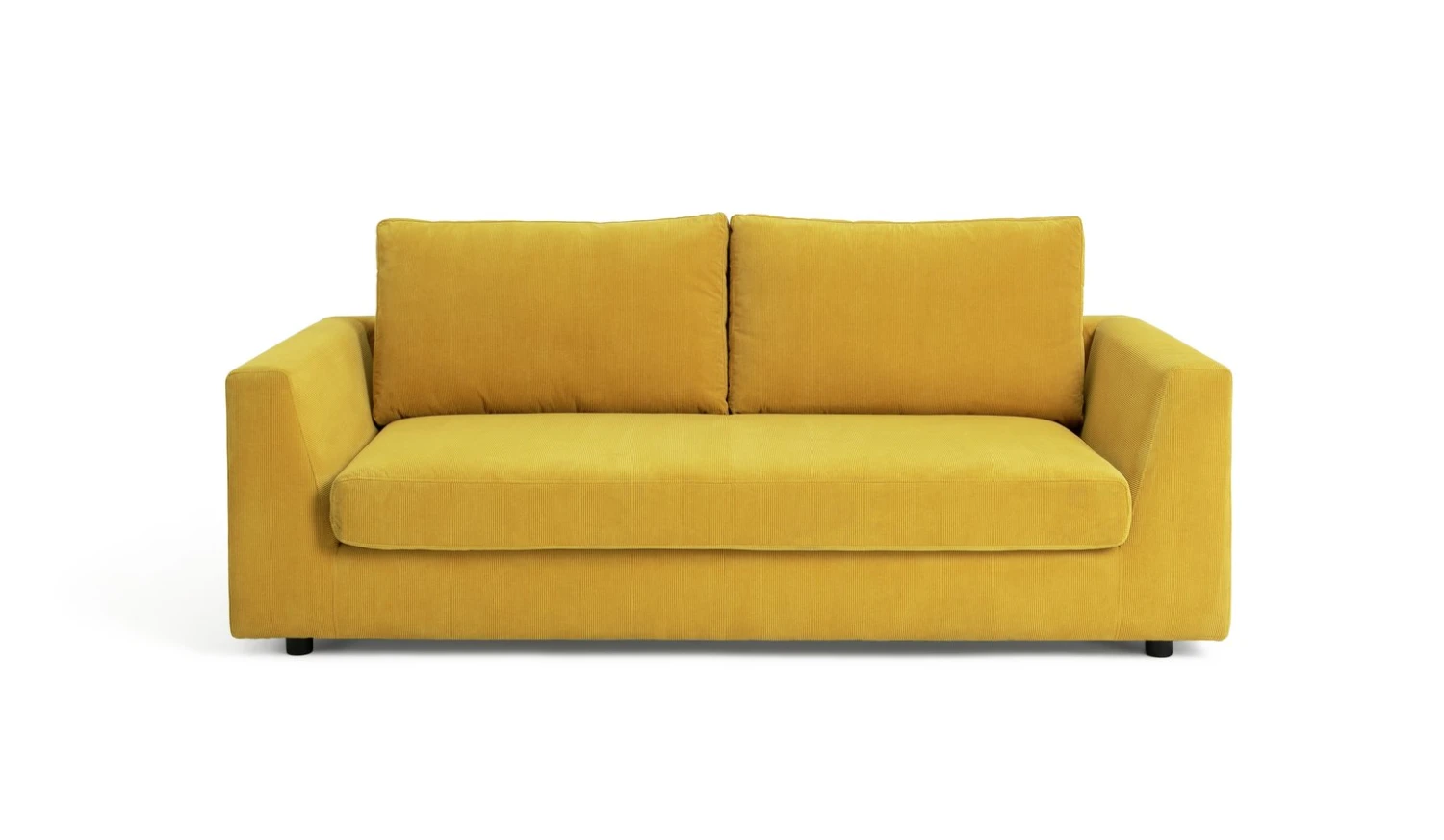 Habitat Brixley Fabric 3 Seater Sofa - Yellow 1 Habitat Brixley Fabric 3 Seater Sofa - Yellow