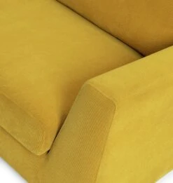 Habitat Brixley Fabric 3 Seater Sofa - Yellow 15 Habitat Brixley Fabric 3 Seater Sofa - Yellow -Habitat 9191336 R Z006A