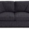 Habitat Lisbon Small Double Fabric Sofa Bed - Charcoal