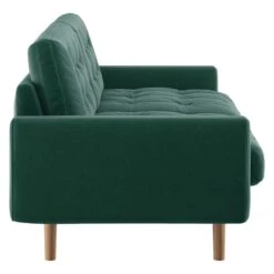 Habitat Fenner Velvet 2 Seater Sofa - Emerald -Habitat 9199541 R Z004A