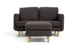 Habitat Remi Fabric 2 Seater Chaise Sofa In A Box - Charcoal 13 Habitat Remi Fabric 2 Seater Chaise Sofa In A Box - Charcoal -Habitat 9202304 R Z002A